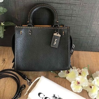 COACH F22978   งาน shop. มีถุงผ้า💫✨ ROGUE 17 BLACK COPPER  ขนาด 6 1/2" (L) x 5 1/4" (H) x 4" (W)