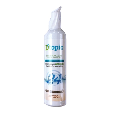 Dtopic Body Lotion โลชั่นบำรุงผิว สารสกัดธรรมธรรมชาติ สูตรเข้มข้น สำหรับผิวแห้งมาก ขนาด 250 ml 19243