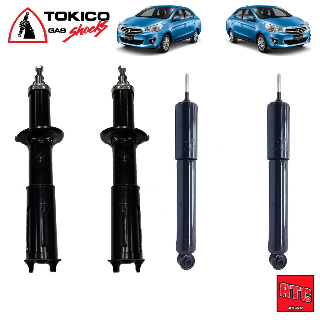 Tokico โช้คอัพ Mitsubishi Attrage 2013-2019 1คันรถ โช๊คอัพหน้า โช้คหน้า โช๊คหน้า โตโยต้า มิตชูบิชิแอ
