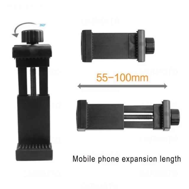 (พร้อมส่ง) ขายึดมือถือ สำหรับไม้3way หรือ อุปกรณ์กล้องแอคชั่น Action camera ติดคาง รัดคาง ขายึด ติดหมวก ยึดหมวก thumbnail 3