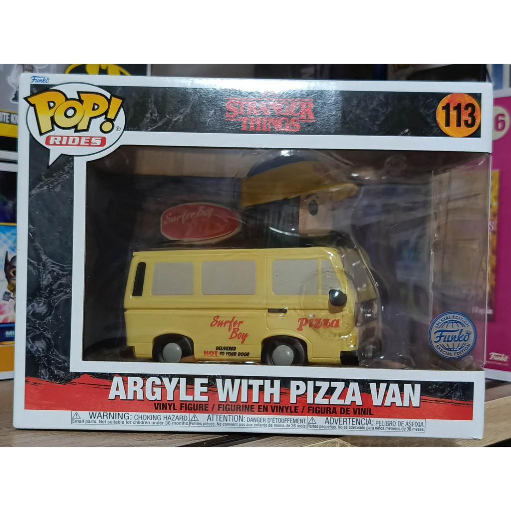 Funko Pop! : Stranger Things - Argyle With Pizza Van [ กล่องสินค้า - 9/10 ]