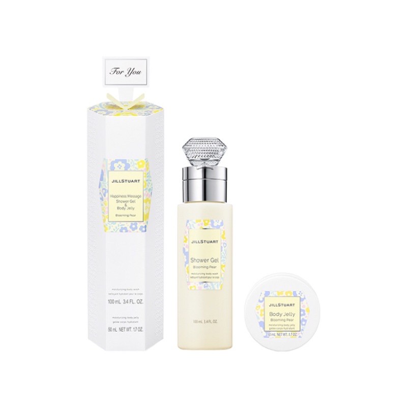 JILL STUART Happiness Message Shower Gel & Body Jelly Blooming Pear