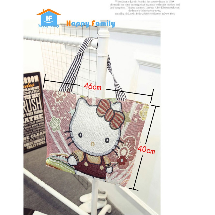 CODE FSS14DEC HOAN 20000XU กระเป๋าถือผู้หญิง กระเป๋าผ้าแคนวาส กระเป๋าโท้ตอเนกประสงค์สะดวก