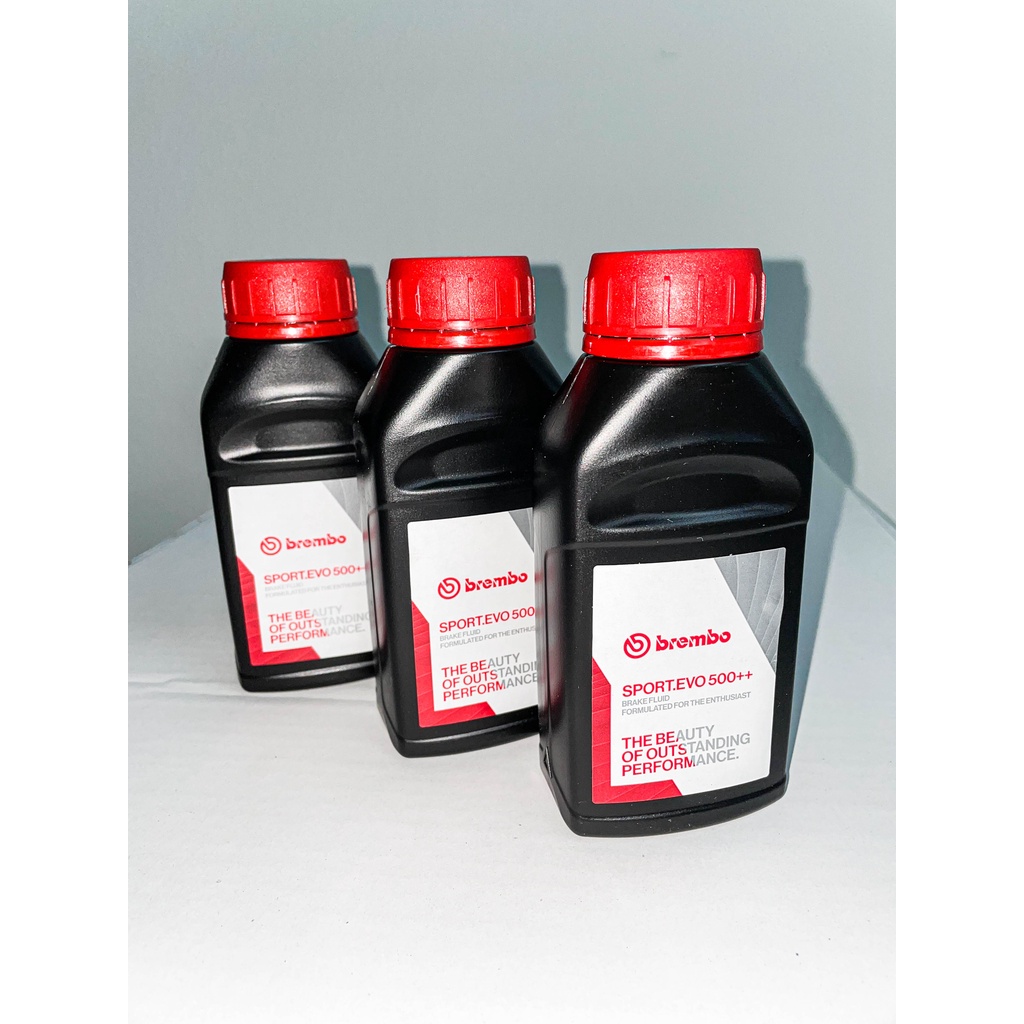 น้ำมันเบรค Brembo สำหรับมอเตอร์ไซค์ ขนาด (250ml)  DOT 4 Sport.EVO 500++