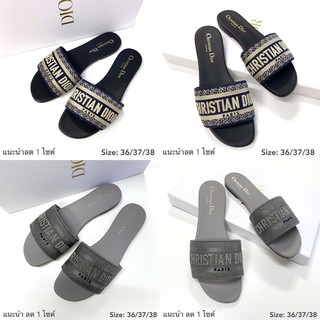 DIOR Sandals ของแท้ 100% [ส่งฟรี]