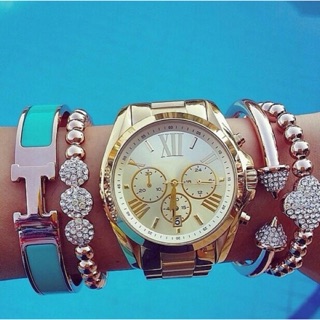 นาฬิกา Michael kors MK5605 สีทอง หน้าปัด 33mm