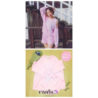 ชุดเซทเสื้อ + กางเกง น่ารักๆ