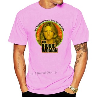 oversize T-shirt เสื้อยืด พิมพ์ลาย The Bionic Retro 70s 80s Tv Six Million Dollar Man สีขาว สําหรับผู้ชาย Nbc539 CIoplj