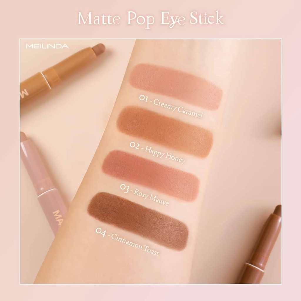 เมลินดาMatte Pop Eye Stickอายแชโดว์แมทสติ๊ก mc3118