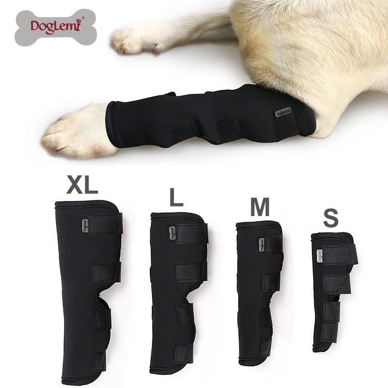 สายรัดข้อเท้าสุนัข สายรัดขาสุนัข แบบยาว (Hock Brace) Doglemi [พร้อมส่ง]