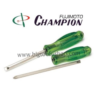 แชมเปี้ยน : ไขควง หัวสลับ แกนขาว (ตอกได้) Champion : 2 Way Screw Driver