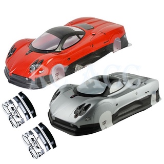 กรอบฐานล้อรถ PVC 260 มม. พร้อมปีก สําหรับรถบังคับ 1/10 HSP 94123 Sakura XIS/D4 Yokomo Tamiya Drift