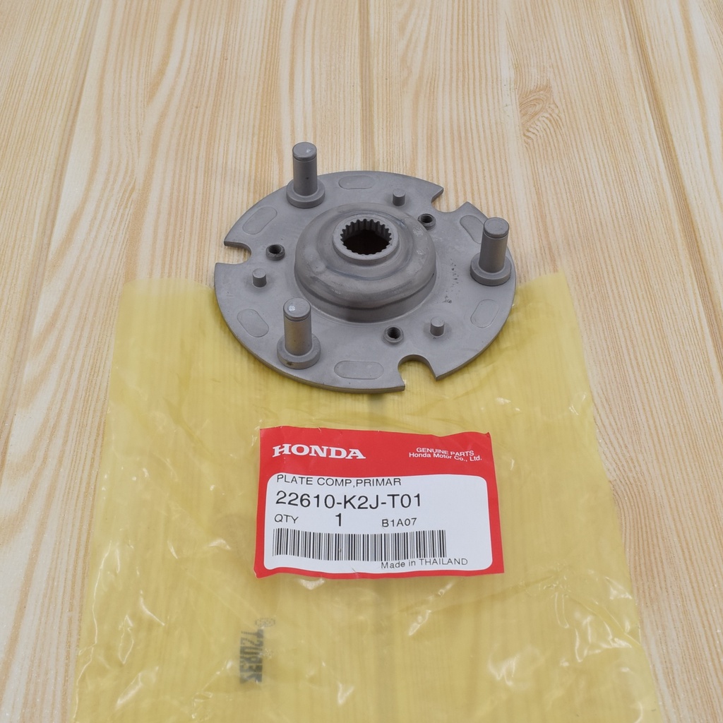 จานคลัชก้อน/ต้นกำลังขับตัวนอก(หลักคลัช) สตาร์ทเท้า EXEDY เวฟ/ดรีม 110i ปี2021 แท้ศูนย์ฮอนด้า 22610-K