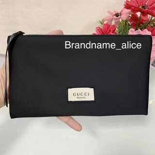 แท้💯 Gucci small female satin black pouch สีดำ ผ้าซาติน