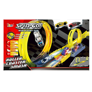 โปรโมชั่น : Spin-Go Car Roller Smash Track Set  สปินโก-ชุดสนามรถแบ่งสปินโก