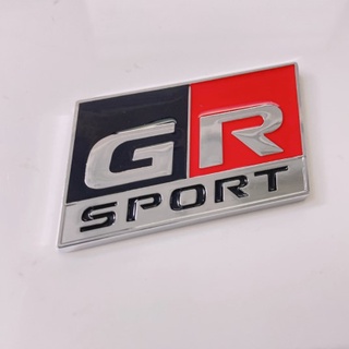 โลโก้ GR / GR SPORT ติดกระจังหน้า ติดรถ (งานเทียบ)