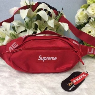 💯 (*)(*)New ..Collection Supreme Waist Bag SS18  กระเป๋าคาดอก /คาดเอว ที่ฮิตกันทั่วเมือง🍭