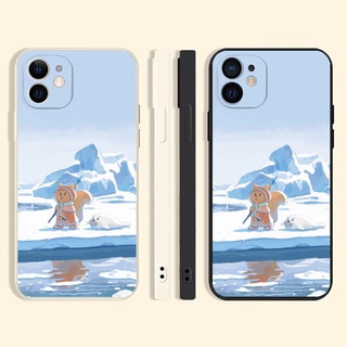 Arctic ผนึก เคสไอโฟน 7 8 plus se2020 เคส iPhone 13 11 pro case 12 pro max Xr Xs X max cartoon pictures cover 8พลัส นิ่ม