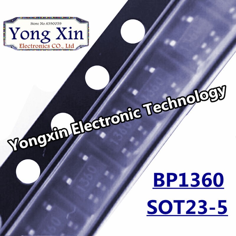 จัดส่งฟรี 10 ชิ้น/ล็อต 30V / 500mA สูง ness LED คงที่ current driver p BP1360 1360 SOT23-5