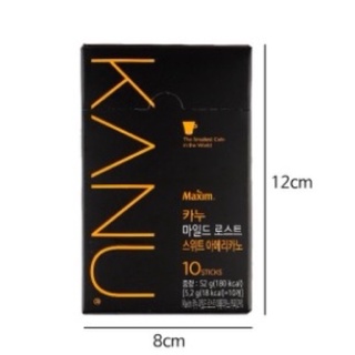 กาแฟเกาหลีอเมริกาโน่ maxim kanu mini sweet americano 스위트 아메리카노