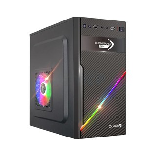 mATX CASE (NP) CUBIC BOOMERANG RGB (BLACK)(By Shopee  SuperIphone1234)