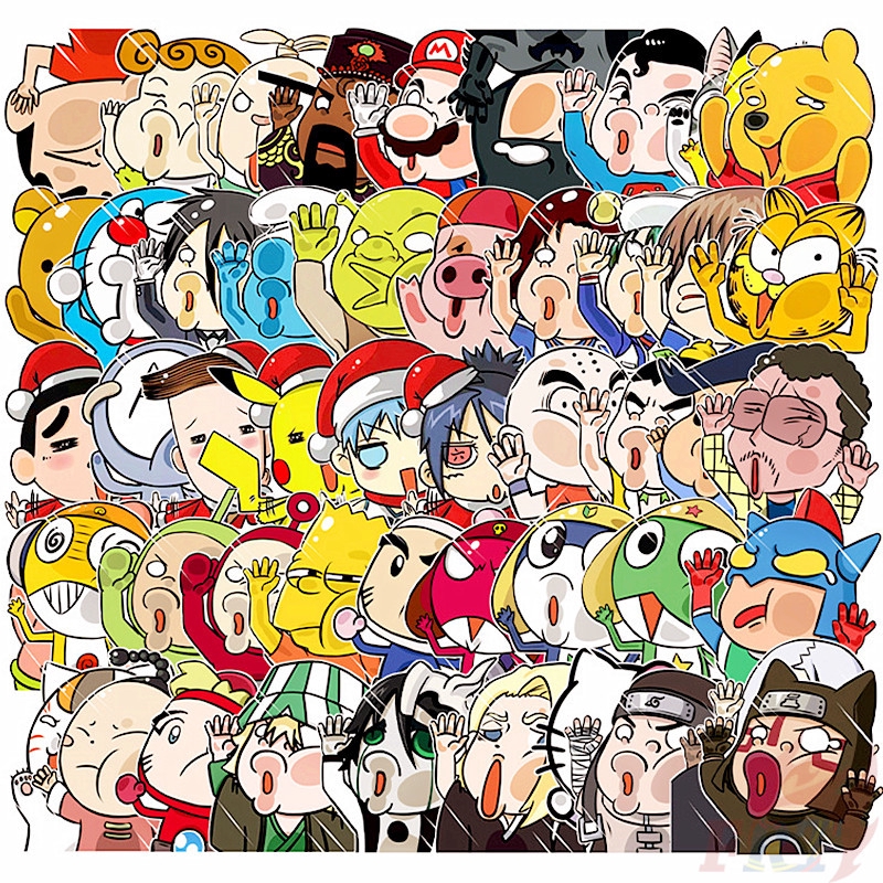 50ชิ้น/เซ็ต ❉ ตีชุดแก้ว 01 Stikers ❉ DIY แฟชั่นกันน้ํา Doodle Decals Stikers