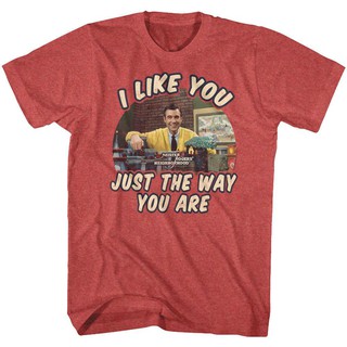 เสื้อยืด พิมพ์ลาย Mr Rogers Tv Show I Like You Just It Way You Are Adult สําหรับผู้ชาย