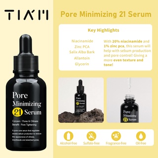 《🇰🇷พร้อมส่ง EXP 12/02/26》TIAM Pore Minimizing 21 Serum 40ml