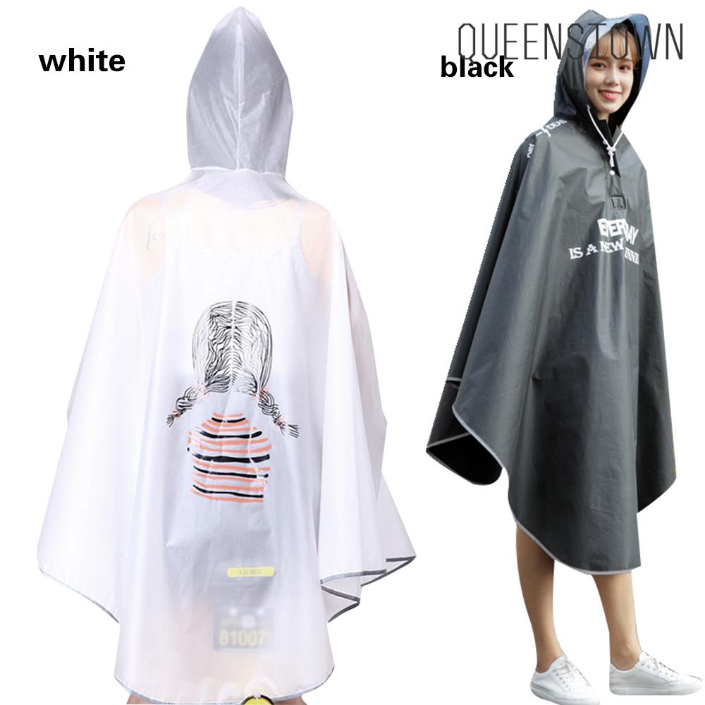 Waterproof Rainwear Adult Cycling Bicycle Bike Raincoat Hooded Raincoat