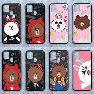 เคส Samsung M31 ลายหมีบราวน์ ขอบนิ่มหลังแข็ง เคสมือถือ เคสโทรศัพท์ Case เคส TPU ขอบนิ่มหลังแข็ง ไม่ขูดตัวเครื่อง