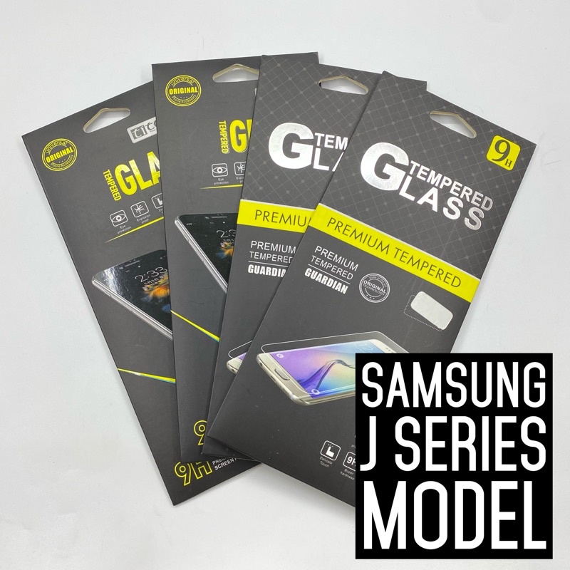 SAMSUNG J SERIES - 9H TEMPERED GLASS SCREEN PROTECTOR A8 PLUS J6 J4 J2 PRO J2 CORE