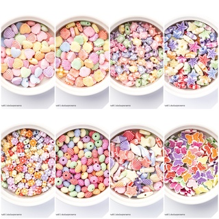 ลูกปัดแฟนซี โทนสีย้อม ลูกปัดสีหวาน ตกแต่งกับสร้อยลูกปัดน่ารักมากรุ่นนี้ l BPT
