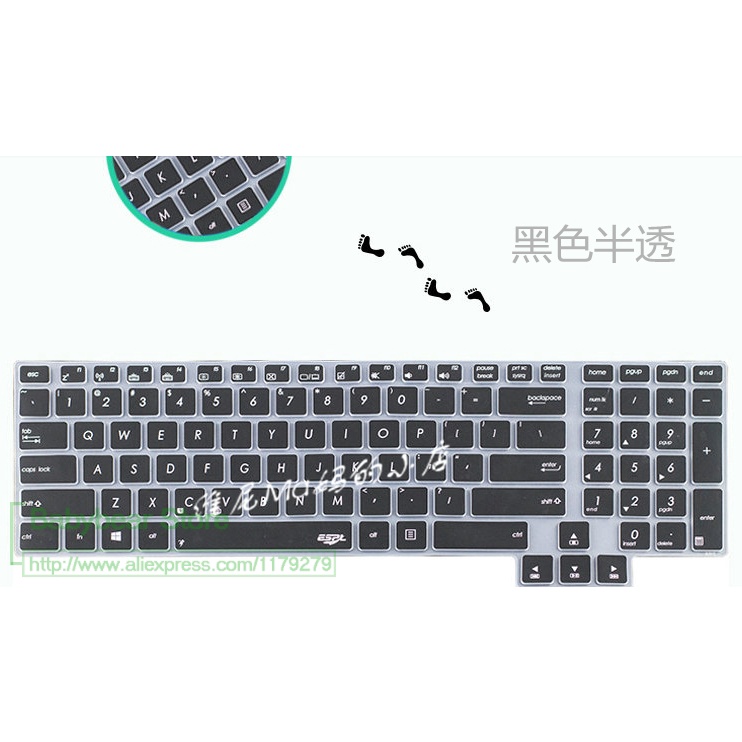 laptop Silicone Protective Keyboard Protector skin for Asus ROG G750Y47JX JH JM JW GFX70JZ4860 JS471