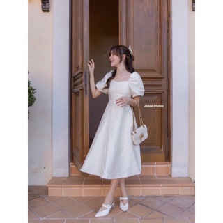 #JBS797 Pearl Princess Dress 💗Color : Ivory  Size : m