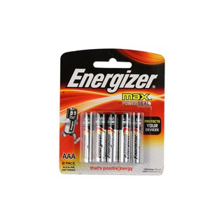 ถ่านอัลคาไลน์ AAA E92 BP-8 ENE | ENERGIZER | E92 BP-8 ถ่านไฟฉายและเครื่องชาร์จ งานไฟฟ้า วัสดุก่อสร้าง ถ่านอัลคาไลน์ AAA