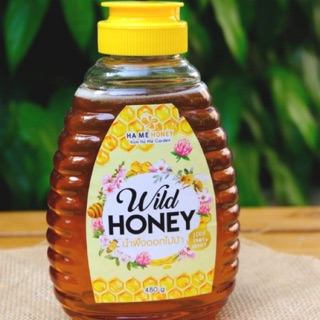 🌿 น้ำผึ้งดอกไม้ป่า แท้ 100% เลี้ยงแบบธรรมชาติ ขวดบีบ 480 กรัม ใช้งานสะดวก น้ำผึ้ง