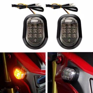 คาร์บูเรเตอร์ไฟสัญญาณ Led ทรงวงรี คุณภาพสูง สําหรับเรือ r15 v3 cbr gsx r25 r15 v2 ninja150rr ninja250