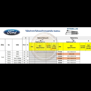 โช๊คฝากระโปรงหลัง (STABILUS) FORD หลายรุ่น : Made In Germany