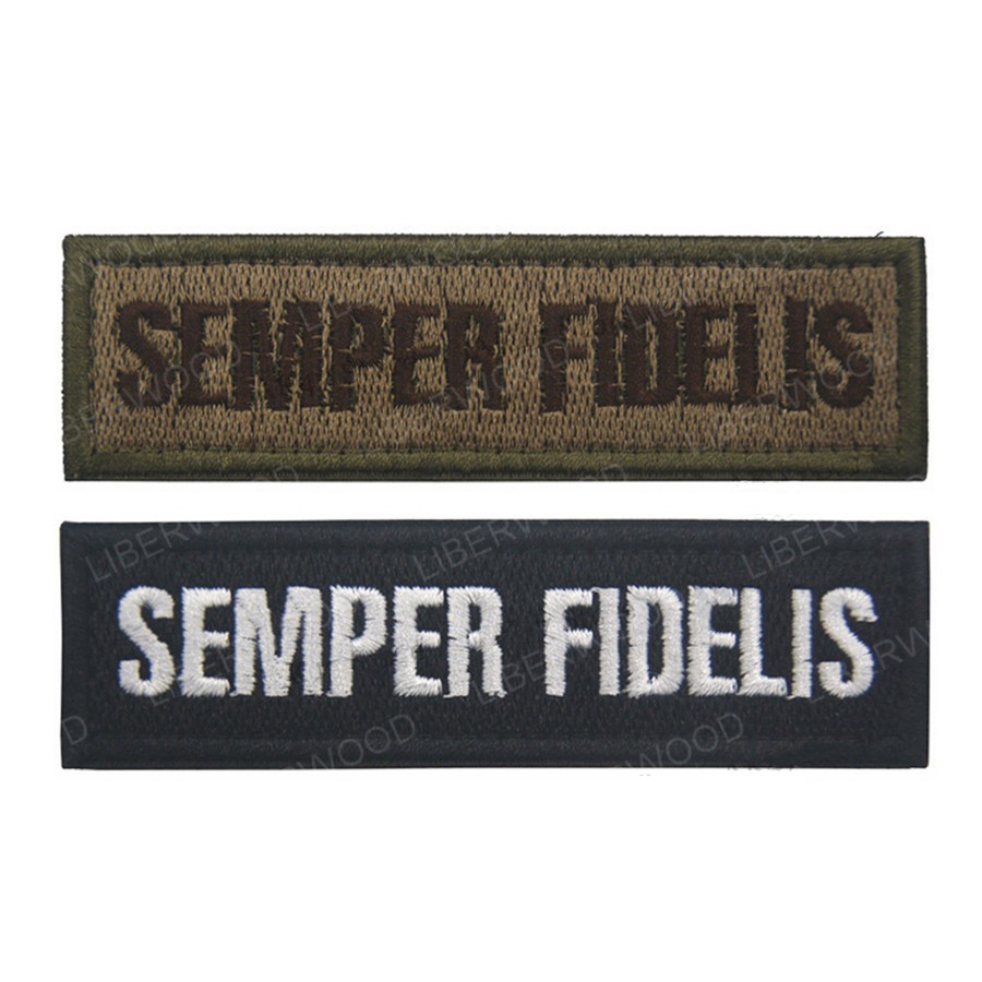 Semper Fidelis Fi Multicam Patch USMC Marsoc Raiders Marine Corps Armband Applique ตราสัญลักษณ์