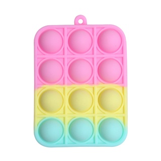 ใหม่กระเป๋าใส่เหรียญกระเป๋าซิลิโคนมีสีสันจี้ Fidget