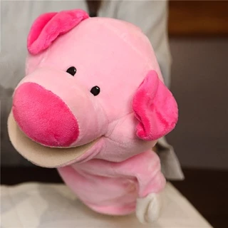 Cute Plush Animal Finger Puppet Soft Toy Puppet for Preschool Props Family Game