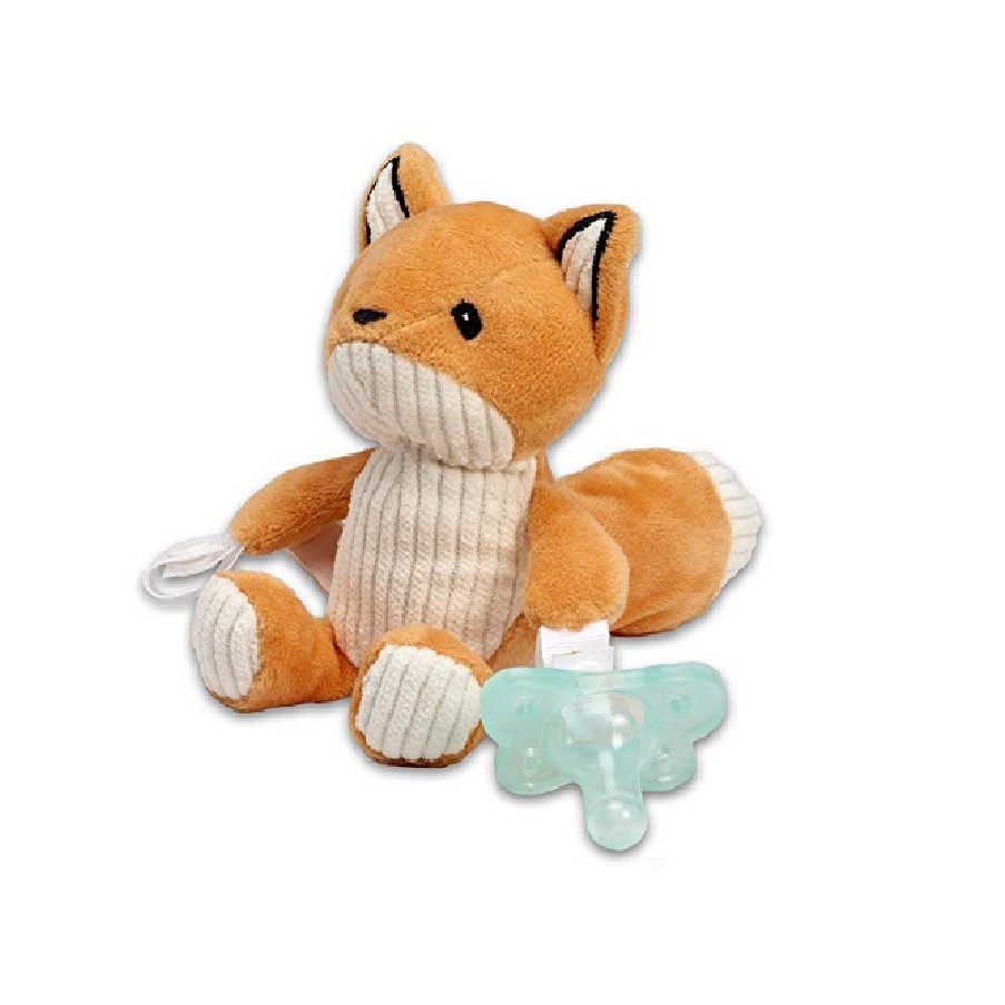 Dr.Brown's : DRBAC123 จุกหลอก Franny the Fox Lovey w/Aqua One-Piece Pacifier