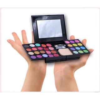 พาเลทแต่งหน้า PRO MAKE UP PALETTE (39 สี) อายแชโดว์ บรัชออน ลิปสติก แป้งเค้ก ดินสอเขียนขอบตา ในเซ็ตเดียวกัน