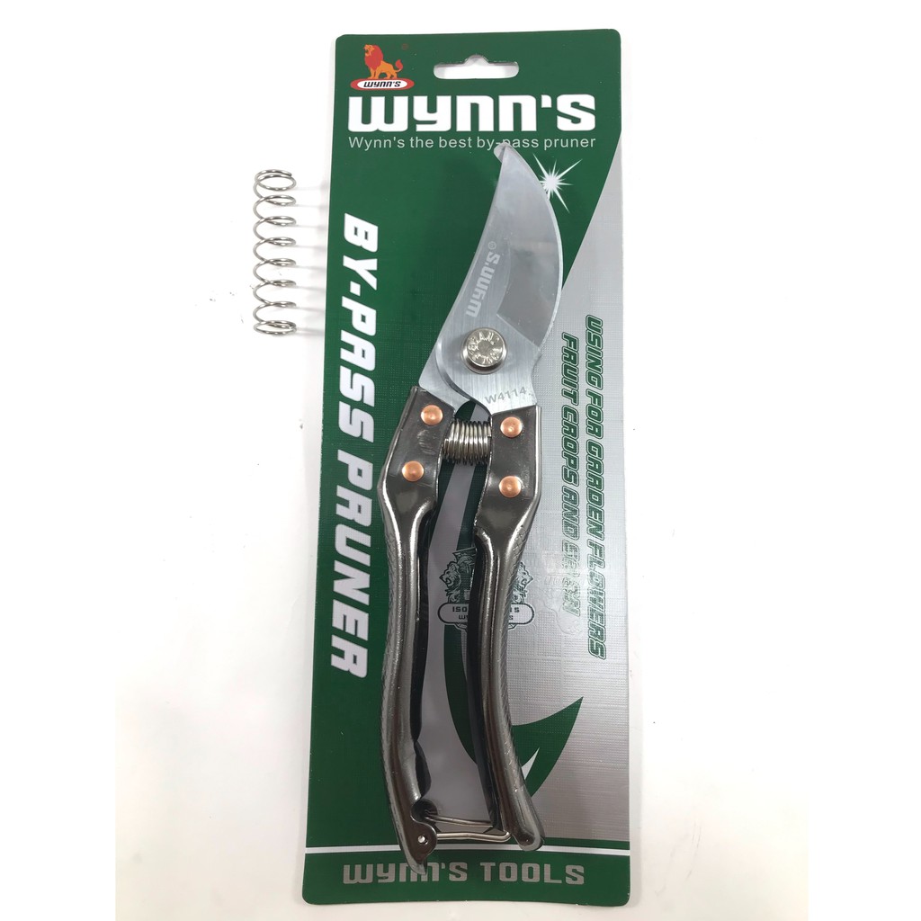 [แถมฟรีสปริง1อัน] WYNN'S กรรไกรตัดกิ่งไม้ 8นิ้ว รุ่น W4114