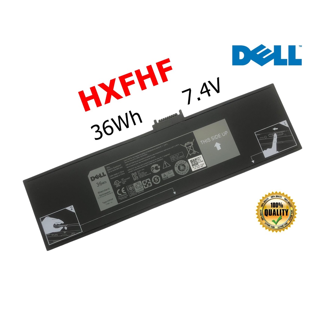 Dell แบตเตอรี่ HXFHF (สำหรับ Tablet Venue 11 Pro 7130 7139 7310 VJF0X) Dell Battery Notebook เดล แบต