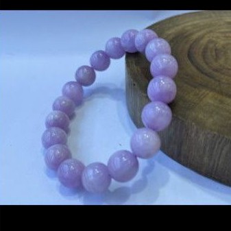 pink kunzite beaded braceletสร้อยข้อมือลูกปัด kunzite สีชมพู