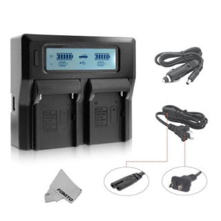 แท่นชาร์จแบตกล้องแบบ LCD DAUL BATTERY CHARGER FUJI รุ่น NP-W126