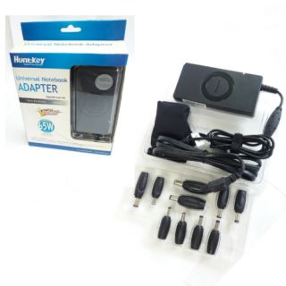 ADAPTER HUNTKEY อะแดปเตอร์โน้ตบุ๊คเอนกประสงค์ SLIM 65W