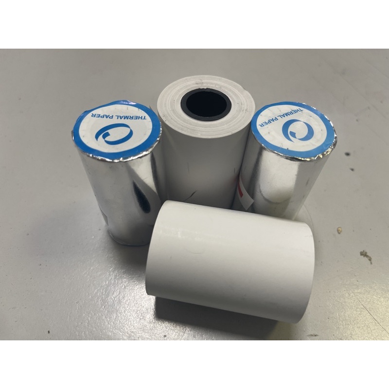 กระดาษพิมพ์ความร้อน K57 กระดาษพิมพ์บิลแบงค์ ขนาด 57x38mm