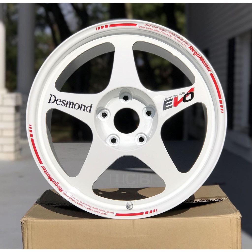 Desmond Regamaster EVO - สติ๊กเกอร์ขอบ-